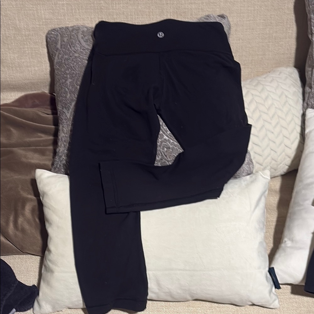 Lululemon Athletica Black Leggings Full-Length Soft Comfort